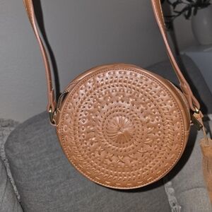 Anthropologie Woven Mini Crossbody Bag